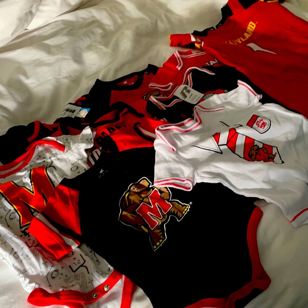 Maryland Terrapins onesies